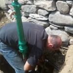 Installation of Ornamental Yard Hydrant           