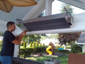 Installing Outdoor Heater